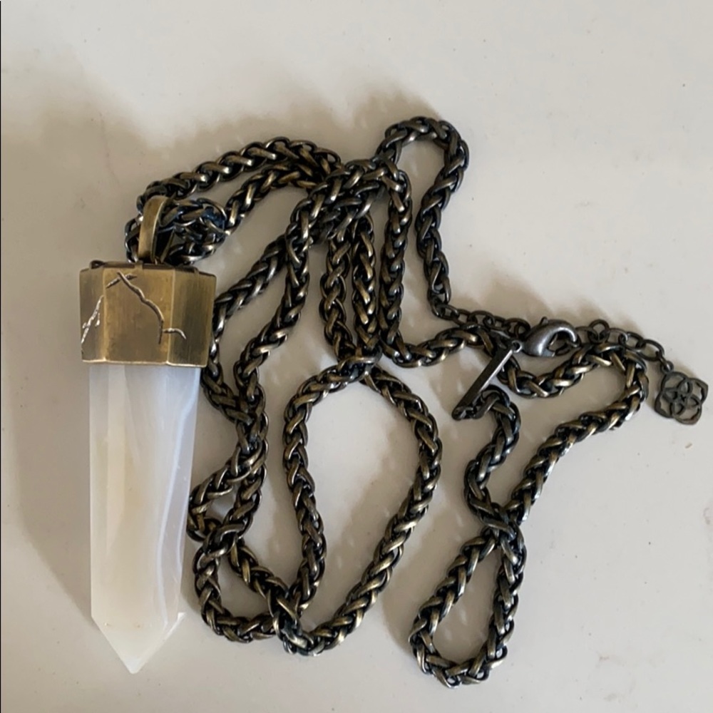 Kendra Scott brass necklace